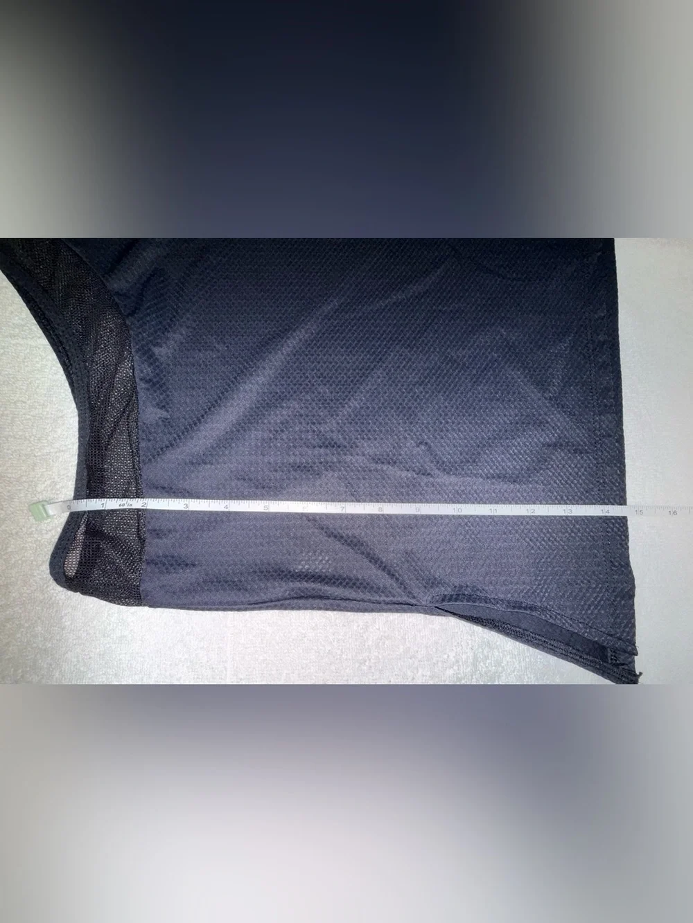 Kids Black Dance Top with Mesh Sleeve